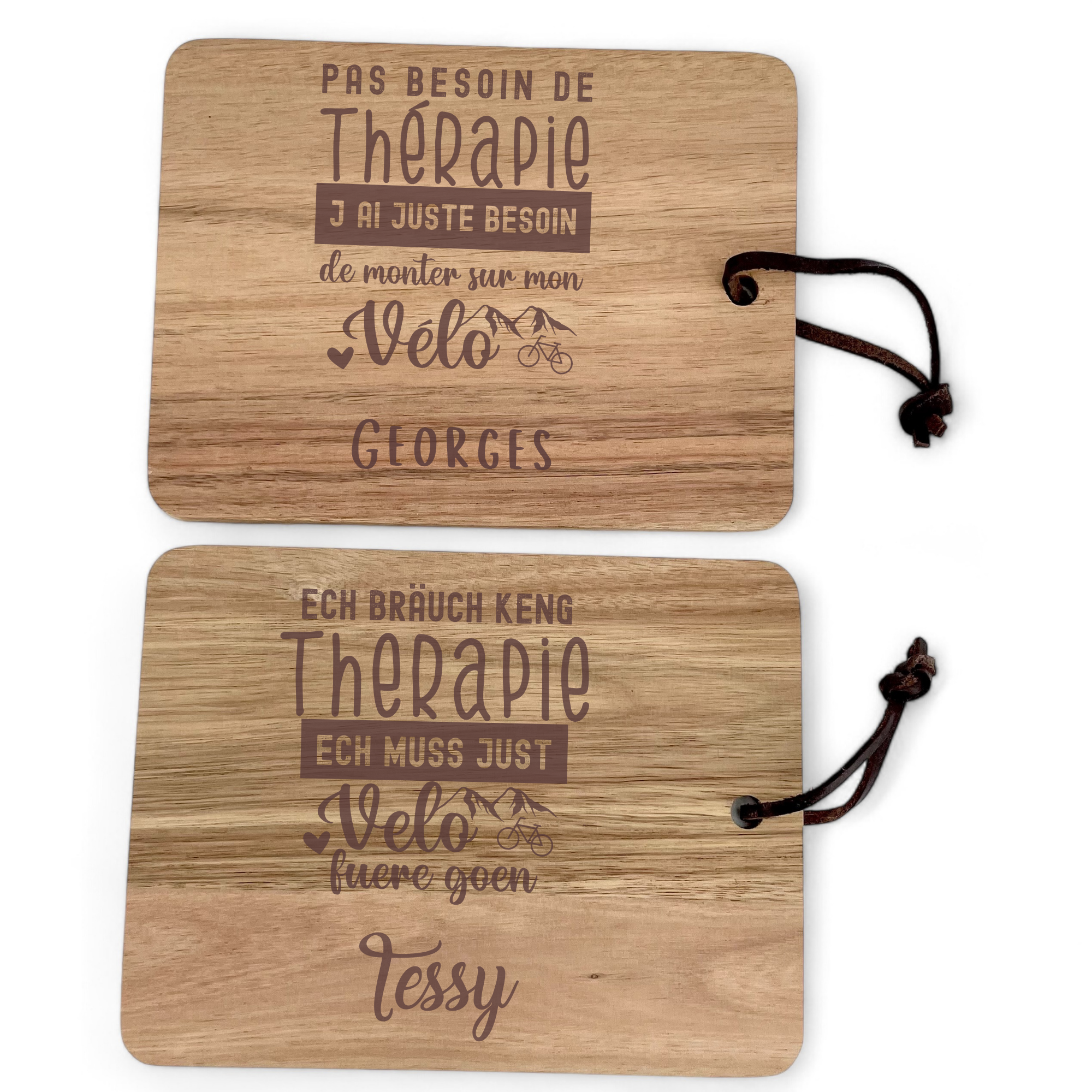 Personalized Cycling Cutting Board: Therapy is Just a Ride Away