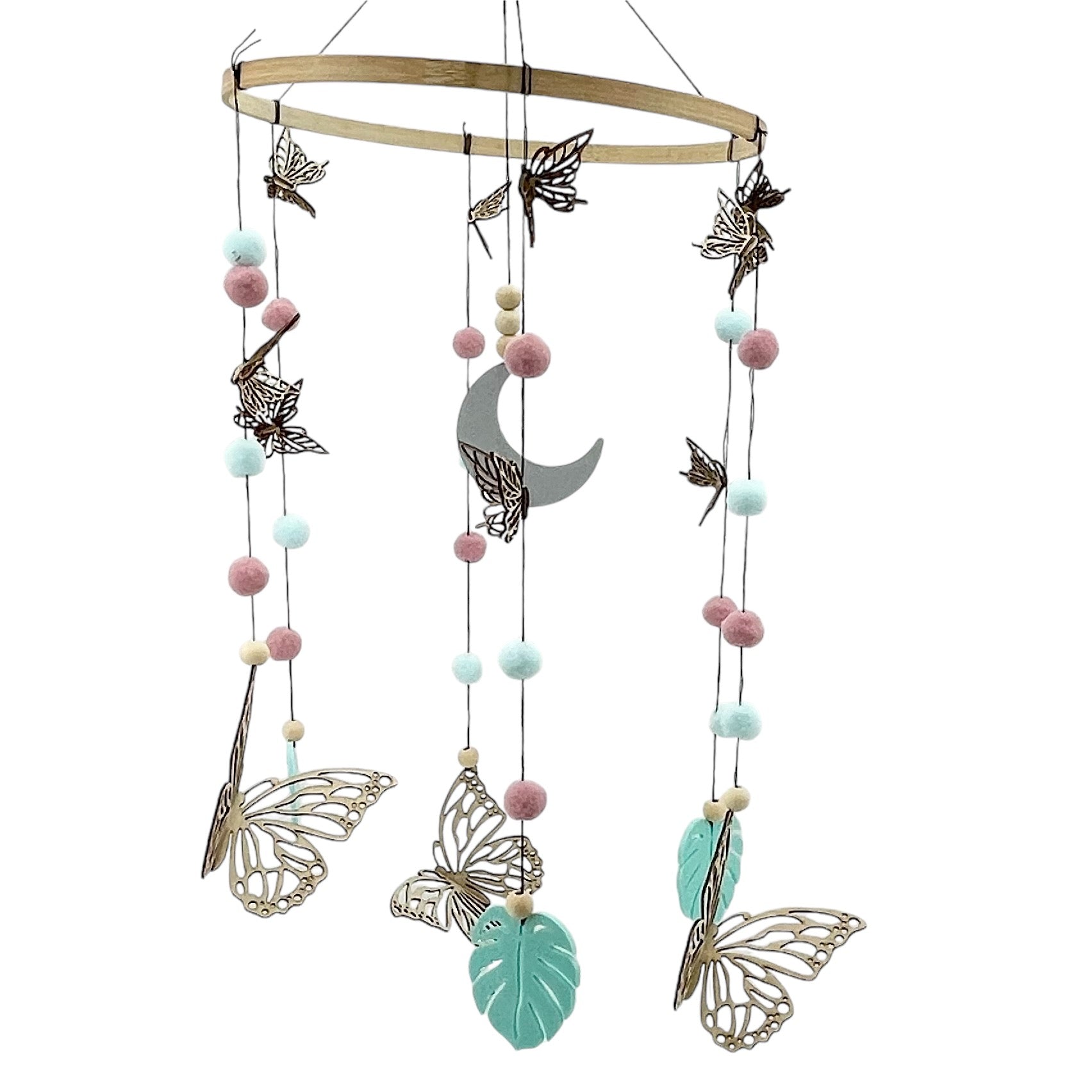 Enchanted Butterfly Baby Mobile - Customizable Nursery Decor