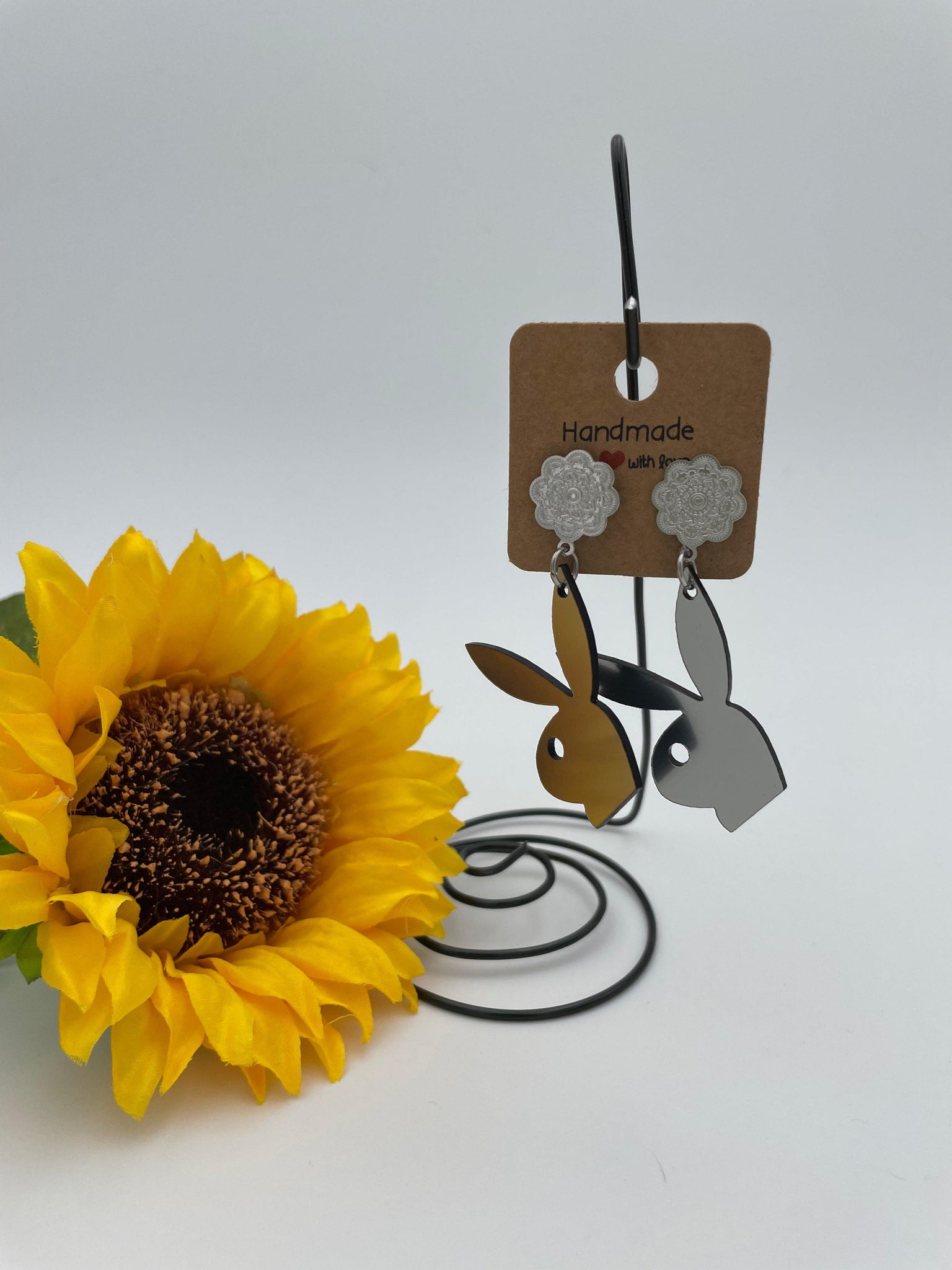 Bunny Acrylic Earrings - GiftShop.lu